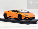 MR Collection 2022 Lamborghini Huracan Evo Spyder RWD Arancio Borealis 1:18 ONE OFF