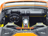 MR Collection 2022 Lamborghini Huracan Evo Spyder RWD Arancio Borealis 1:18 ONE OFF