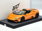 MR Collection 2022 Lamborghini Huracan Evo Spyder RWD Arancio Borealis 1:18 ONE OFF