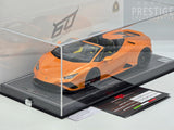 MR Collection 2022 Lamborghini Huracan Evo Spyder RWD Arancio Borealis 1:18 ONE OFF