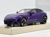 AT Models Ferrari Purosangue Panoramic Top Al Humaid Violet Metallic 23/66 1:18 - READ