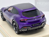 AT Models Ferrari Purosangue Panoramic Top Al Humaid Violet Metallic 23/66 1:18 - READ