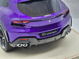 AT Models Ferrari Purosangue Panoramic Top Al Humaid Violet Metallic 23/66 1:18 - READ