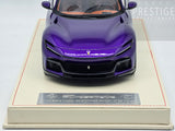 AT Models Ferrari Purosangue Panoramic Top Al Humaid Violet Metallic 23/66 1:18 - READ