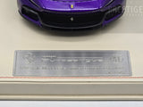 AT Models Ferrari Purosangue Panoramic Top Al Humaid Violet Metallic 23/66 1:18 - READ