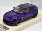 AT Models Ferrari Purosangue Panoramic Top Al Humaid Violet Metallic 23/66 1:18 - READ