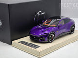 AT Models Ferrari Purosangue Panoramic Top Al Humaid Violet Metallic 23/66 1:18 - READ