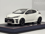 Make Up / IDEA 2020 Toyota Yaris GR RZ Super White 2 IM096A 1:18 Scale
