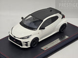 Make Up / IDEA 2020 Toyota Yaris GR RZ Super White 2 IM096A 1:18 Scale