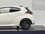 Make Up / IDEA 2020 Toyota Yaris GR RZ Super White 2 IM096A 1:18 Scale