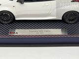 Make Up / IDEA 2020 Toyota Yaris GR RZ Super White 2 IM096A 1:18 Scale