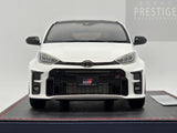 Make Up / IDEA 2020 Toyota Yaris GR RZ Super White 2 IM096A 1:18 Scale