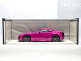 Eidolon / Make Up 2010 Lexus LFA Passionate Pink w Gunmetallic Wheels 1:18 Scale