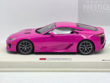 Eidolon / Make Up 2010 Lexus LFA Passionate Pink w Gunmetallic Wheels 1:18 Scale