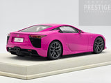 Eidolon / Make Up 2010 Lexus LFA Passionate Pink w Gunmetallic Wheels 1:18 Scale