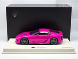 Eidolon / Make Up 2010 Lexus LFA Passionate Pink w Gunmetallic Wheels 1:18 Scale