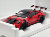 Norev 2022 Porsche 911 GT3 RS Weissach Package (992) Indian Red 1:18 - New