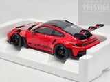 Norev 2022 Porsche 911 GT3 RS Weissach Package (992) Indian Red 1:18 - New