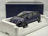 Norev 2022 Volkswagen Golf GTi Mk8 Dark Blue Metallic 188594 (VW) 1:18 - New