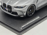 Solido 2024 BMW M3 Competition Touring G81 XDrive Frozen Grey Pure Metallic 1:18 - New