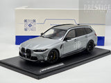 Solido 2024 BMW M3 Competition Touring G81 XDrive Frozen Grey Pure Metallic 1:18 - New