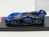 LookSmart 2021 Bugatti Bolide Launch Configuration Blue / Black 1:43 Scale - New