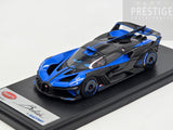 LookSmart 2021 Bugatti Bolide Launch Configuration Blue / Black 1:43 Scale - New