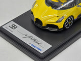 LookSmart 2022 Bugatti Mistral W16 Yellow LS544B 1:43 Scale - New