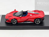 LookSmart 2021 Ferrari Daytona SP3 Open Top Racing Red 1:43 Scale - New