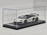 LookSmart 2020 Lamborghini Aventador SVJ Xago Edition Asopo White 1:43 Scale - New