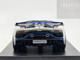 LookSmart 2020 Lamborghini Aventador SVJ Xago Edition Asopo White 1:43 Scale - New