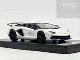 LookSmart 2020 Lamborghini Aventador SVJ Xago Edition Asopo White 1:43 Scale - New