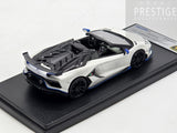 LookSmart 2020 Lamborghini Aventador SVJ Xago Edition Asopo White 1:43 Scale - New