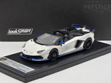 LookSmart 2020 Lamborghini Aventador SVJ Xago Edition Asopo White 1:43 Scale - New