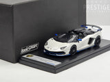 LookSmart 2020 Lamborghini Aventador SVJ Xago Edition Asopo White 1:43 Scale - New