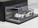 LookSmart 2020 Lamborghini Aventador SVJ Xago Edition Asopo White 1:43 Scale - New