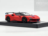 LookSmart 2024 Ferrari SF90 XX Stradale Matte Red w Blue Trims 1:43 Scale - New