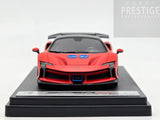 LookSmart 2024 Ferrari SF90 XX Stradale Matte Red w Blue Trims 1:43 Scale - New