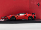 LookSmart 2024 Ferrari SF90 XX Stradale Matte Red w Blue Trims 1:43 Scale - New