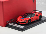 LookSmart 2024 Ferrari SF90 XX Stradale Matte Red w Blue Trims 1:43 Scale - New