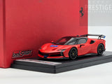 LookSmart 2024 Ferrari SF90 XX Stradale Matte Red w Blue Trims 1:43 Scale - New