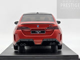 GT Spirit 2025 BMW M5 (G90) Pebble Beach Frozen Orange Metallic GT966 1:18 - New