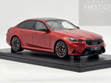 GT Spirit 2025 BMW M5 (G90) Pebble Beach Frozen Orange Metallic GT966 1:18 - New