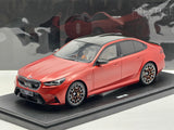 GT Spirit 2025 BMW M5 (G90) Pebble Beach Frozen Orange Metallic GT966 1:18 - New