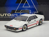 AUTOart 1982 Lotus Esprit Turbo S3 White w Red Livery 70062 1:18 - READ