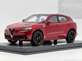 BBR 2016 Alfa Romeo Stelvio Quadrifoglio Q4 Rosso Competizione Red 1:18 - Ex-display
