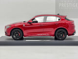 BBR 2016 Alfa Romeo Stelvio Quadrifoglio Q4 Rosso Competizione Red 1:18 - Ex-display