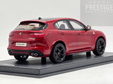 BBR 2016 Alfa Romeo Stelvio Quadrifoglio Q4 Rosso Competizione Red 1:18 - Ex-display