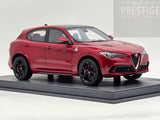 BBR 2016 Alfa Romeo Stelvio Quadrifoglio Q4 Rosso Competizione Red 1:18 - Ex-display