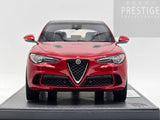 BBR 2016 Alfa Romeo Stelvio Quadrifoglio Q4 Rosso Competizione Red 1:18 - Ex-display